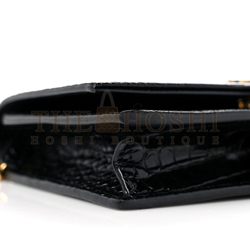 Y51 KATE MONOGRAM TASSEL CHAIN WALLET IN CALFSKIN CROCODILE EMBOSSED 452159DND1J1000 (19*12.5*4cm) Master Quality